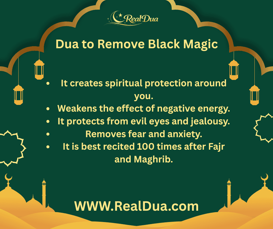 Dua to Remove Black Magic